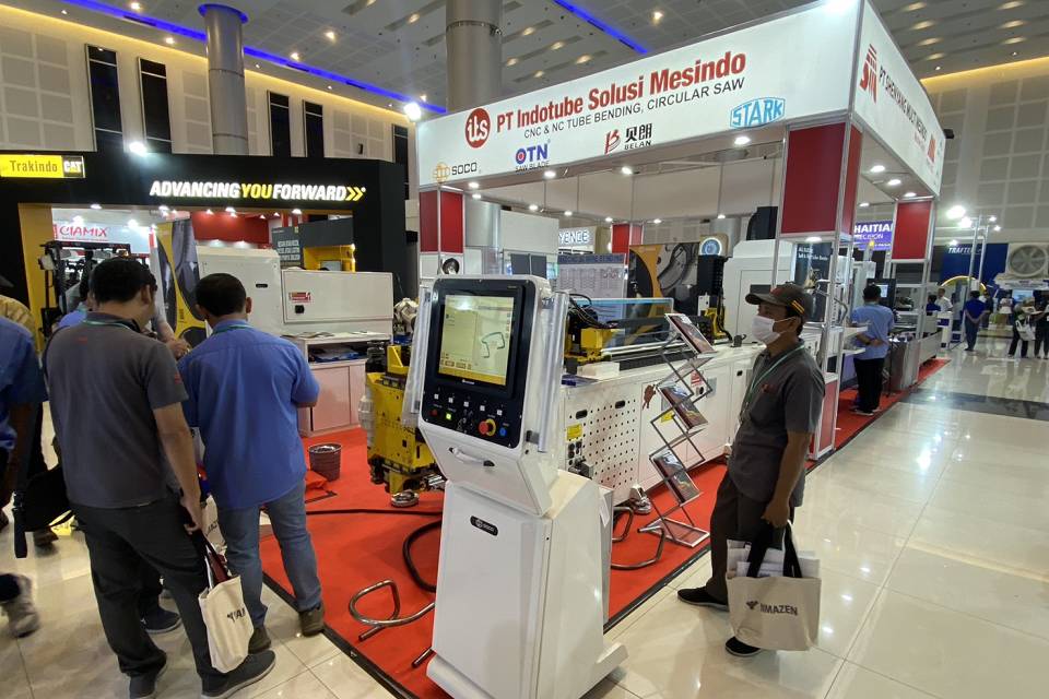 soco tube bending and metal cutting solutions at Manufacturing Surabaya 2025