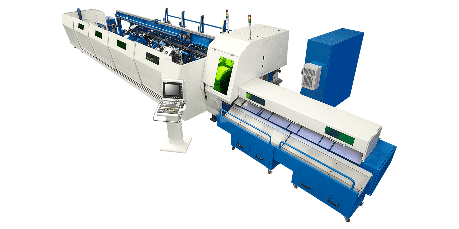 SLT-102-FIBER with OD 102 mm laser tube cutting capacity