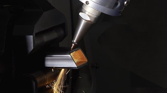 3D laser tube cutting machine, OD 102mm