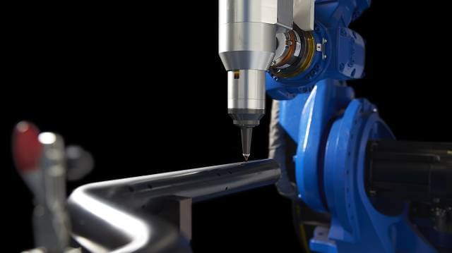 2D laser tube cutting machine, OD 102mm